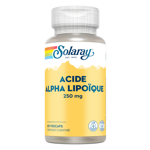 Acide Alpha Lipoïque 250mg 60 capsules végétales