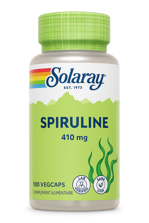 Spiruline 410mg 100 capsules végétales